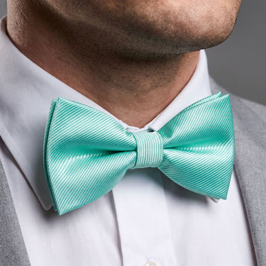 Portland · conjunto gravata borboleta verde menta