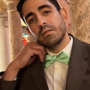 Portland · conjunto de pajarita verde menta