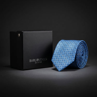 Portofino · Gravata azul estilo italiano