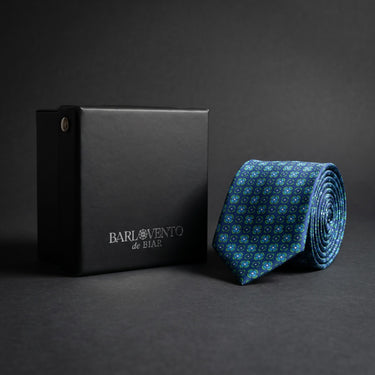 Prato · Gravata azul estilo italiano