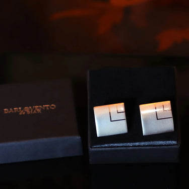 Proción · gemelos cuadrados de color plata - Barlovento de Biar