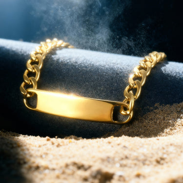 Pulseira Neso · Pulseira de corrente banhada a ouro 18k