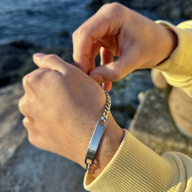 Pulsera Neso Plateada · Pulsera cadena