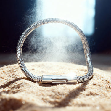 Orilum Silver Bracelet · Spring Bracelet