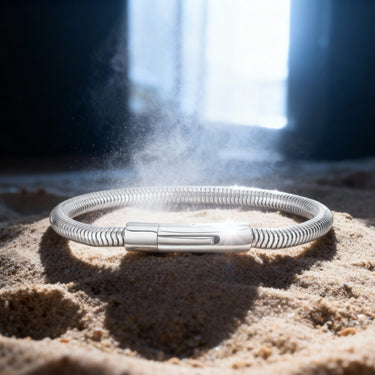 Orilum Silver Bracelet · Spring Bracelet