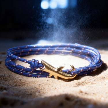 Pulseira Saiph · Pulseira de corda com pendente tubarão