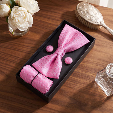 Richmond Pink Bow Tie Set