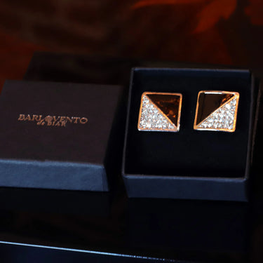 Rigel · gemelos cuadrados negros con diamantes simulados - Barlovento de Biar