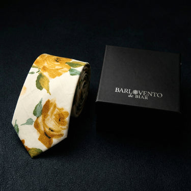 Rosas de acuarela · corbata de algodón floral