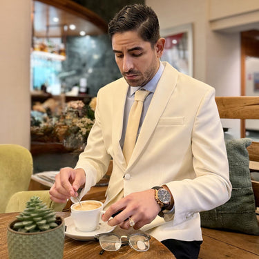 Sahara · gravata creme suave