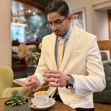 Sahara · gravata creme suave