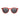 Saladeta · gafas de sol redondas de cristal rojo
