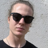 Sardinera · gafas de sol negras con detalles azules - Barlovento de Biar