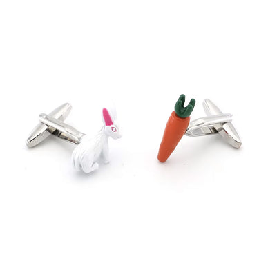 Set de regalo de corbata y gemelos de conejo para cazadores - Barlovento de Biar