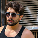 Silencio · gafas de sol redondas de cristal oscuro - Barlovento de Biar