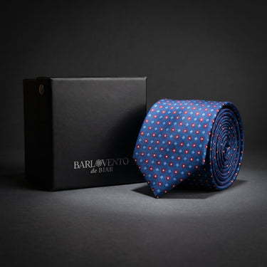 Stradella · corbata estilo italiano azul