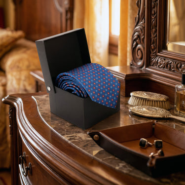 Stradella · Gravata azul estilo italiano