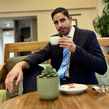 Swansea · corbata de rayas azules