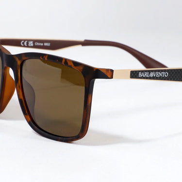 Trabucador · gafas de sol de carey con patillas de color dorado - Barlovento de Biar