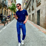 Trabucador · gafas de sol de carey con patillas de color dorado - Barlovento de Biar