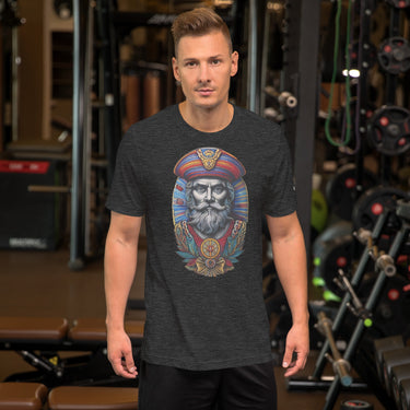 Camiseta Poseidon en color gris jaspeado - Barlovento de Biar