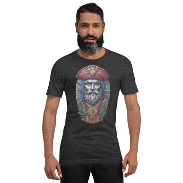 Camiseta Poseidon en color gris jaspeado - Barlovento de Biar