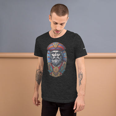 Camiseta Poseidon en color gris jaspeado - Barlovento de Biar