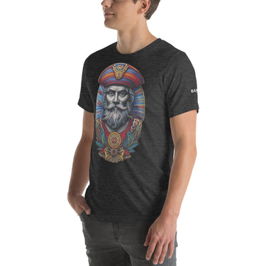 Camiseta Poseidon en color gris jaspeado - Barlovento de Biar