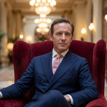 Yuma · corbata rosa suave