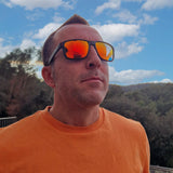 Zahora · gafas de sol con lentes naranjas - Barlovento de Biar