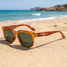 Zarautz · gafas de sol de carey con lentes verdes