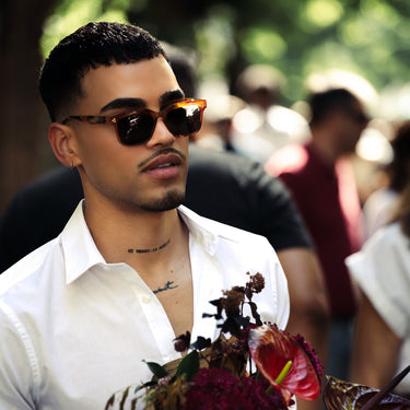 Zarautz · gafas de sol de carey con lentes verdes
